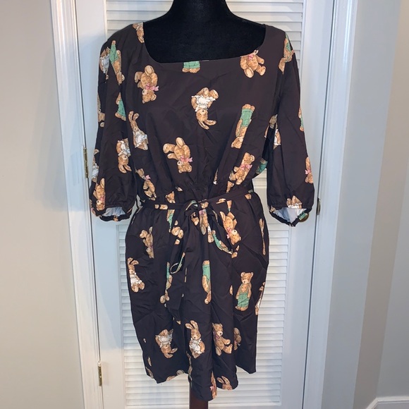 Shein short romper with Teddy Bear Prints. Size 4xl